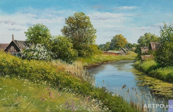 Пейзажисты 19 века осень деревня