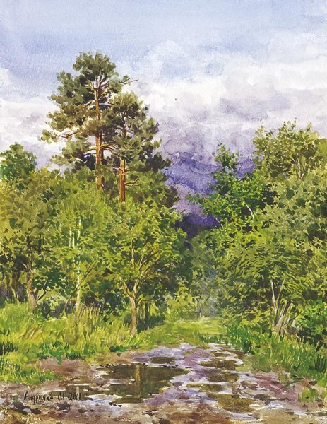 Сергей Андрияка картины пейзажи