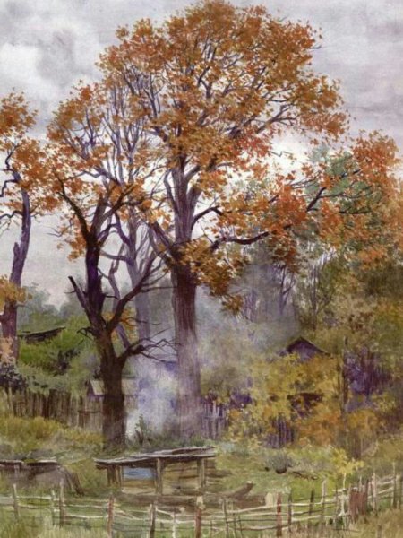 Сергей Андрияка пейзажи акварелью