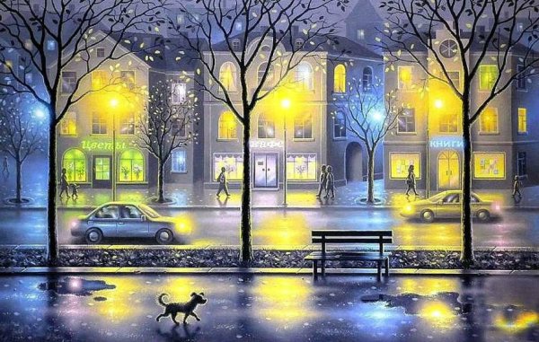 Картина Владимира Строзера Париж