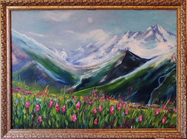 Наталья Ван дер Смиссен швейцарский горный пейзаж