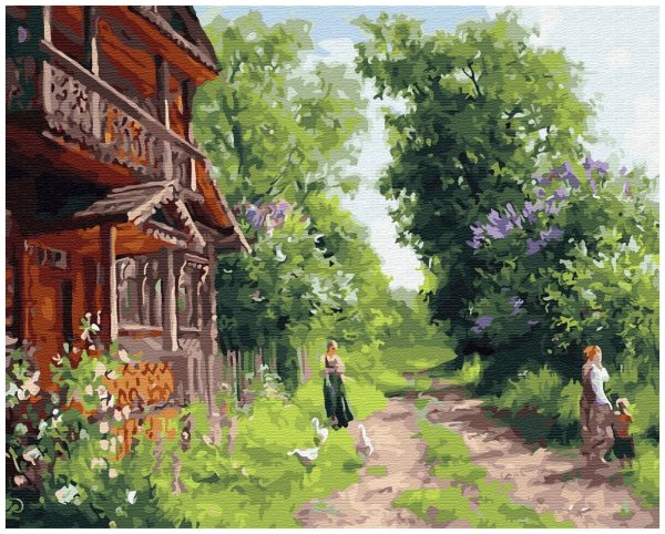 Владимир Жданов живопись деревня