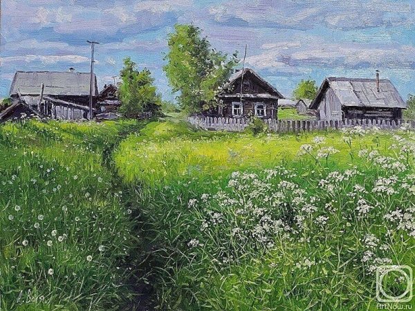 Картины художника Александр Воля деревня летом