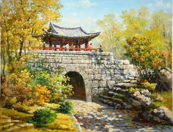 Корейская живопись-художник ли Чун-рён(리춘룡)