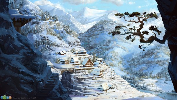 Пейзажи в стиле фэнтези