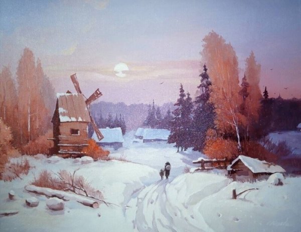 Сергей Кольба зимние пейзажи