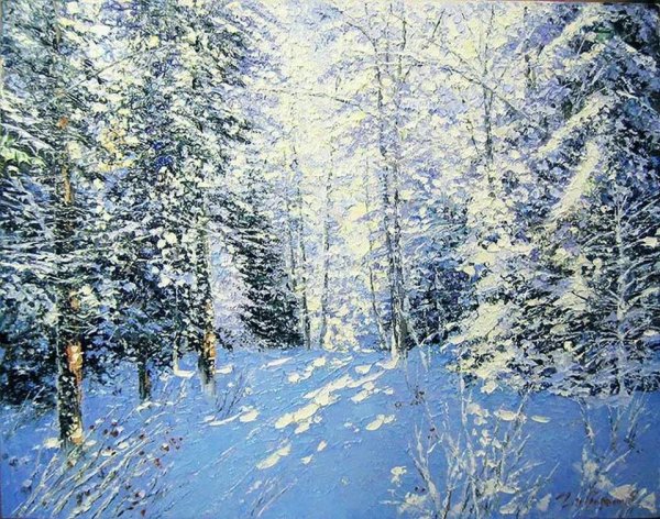 Зимний лес Евгений Гавлин