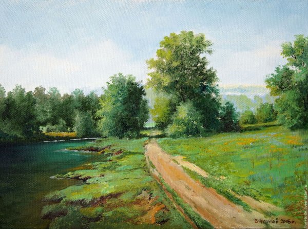 Владимир Чернов художник пейзажист летние картины