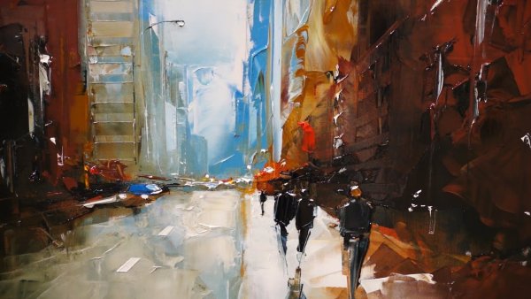 Мастихином улочки Италии