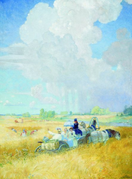 Борис Михайлович Кустодиев пейзажи