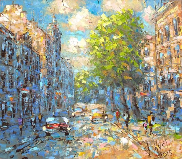 Дмитрий Кустанович городские пейзажи