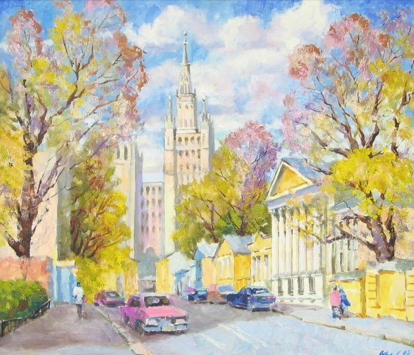 Городской пейзаж для дошкольников