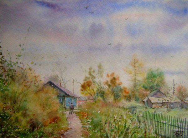 Художник Сергей Морозов Акварельные пейзажи