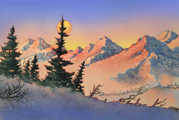 Американский художник Боб Росс