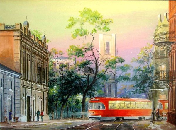 Иркутские зарисовки - художник Олег Беседин