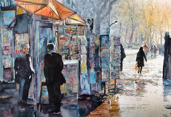 Художник John Salminen Париж