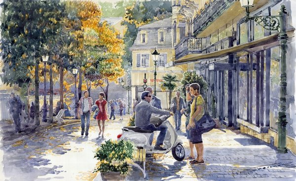 Картины художников Баден Баден