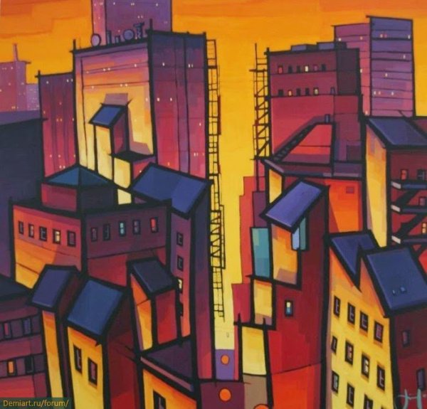 Композиция город