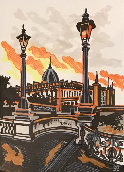 Стилизованный город