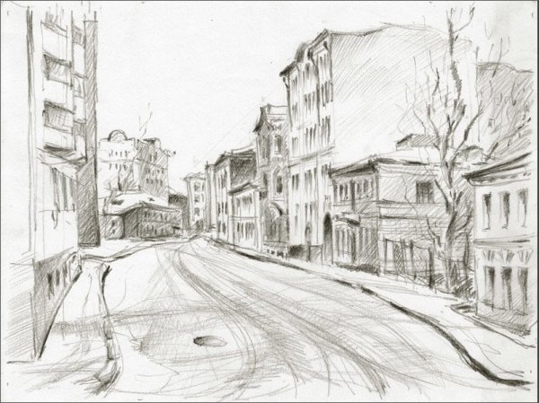 Город карандашом