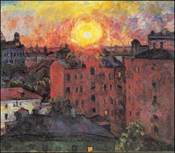 Аристарх Лентулов. Церкви. Новый Иерусалим. 1917.