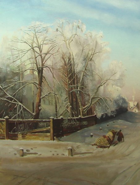 Алексей Кондратьевич Саврасов зима 1870