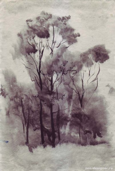 Пленэр гризайль