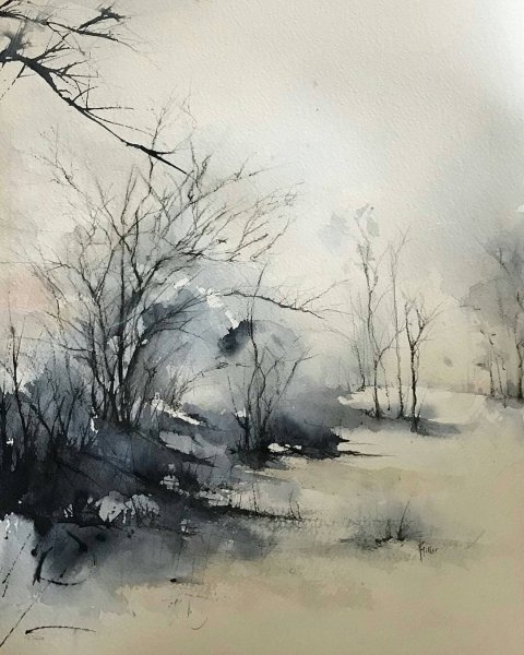 Robin Miller-Bookhout акварель