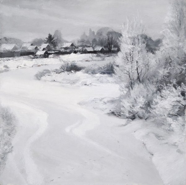 Художник Владимир Туричев. Гризайль.