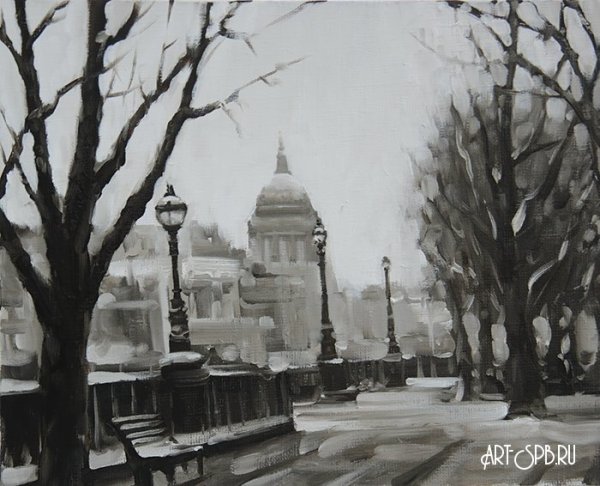 Анна Армона зимние пейзажи