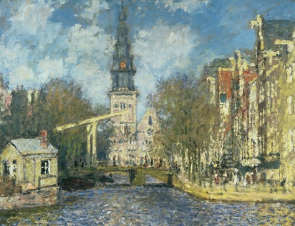 Клод Моне "Церковь в Varengeville", 1882