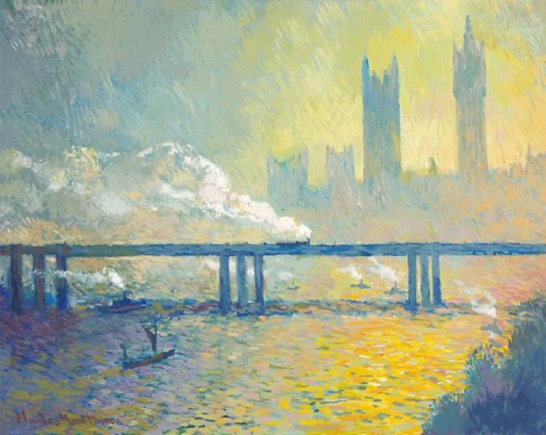 Клод Моне мост Чаринг-кросс картины Клода Моне
