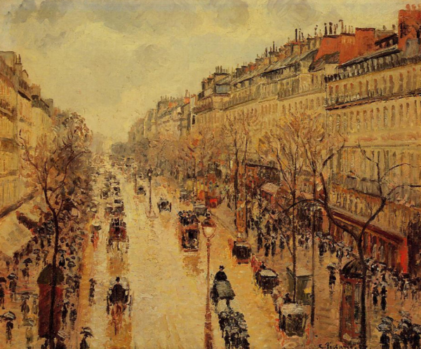 Клод Моне бульвар капуцинок в Париже