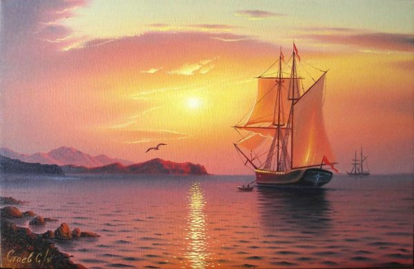 Сергей Стоев морской пейзаж