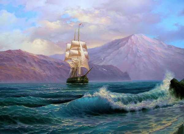 Художник Коваль Сергей маринист