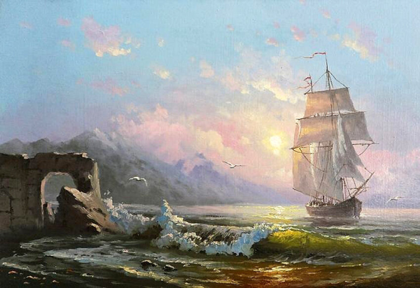 Сергей Минаев художник картины море