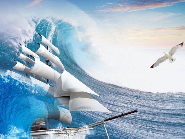 Морской фон