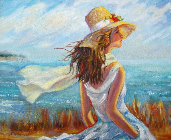 Летний ветер живопись