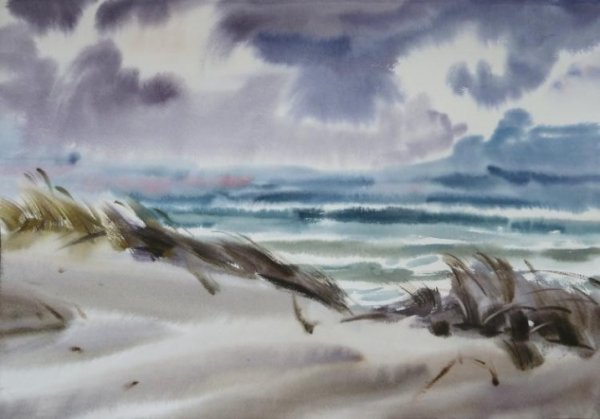 Ветер перемен акварель