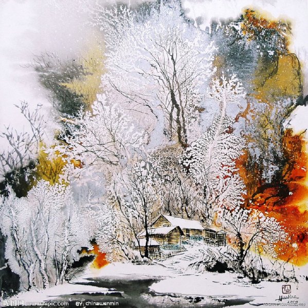 Кляксография монотипия