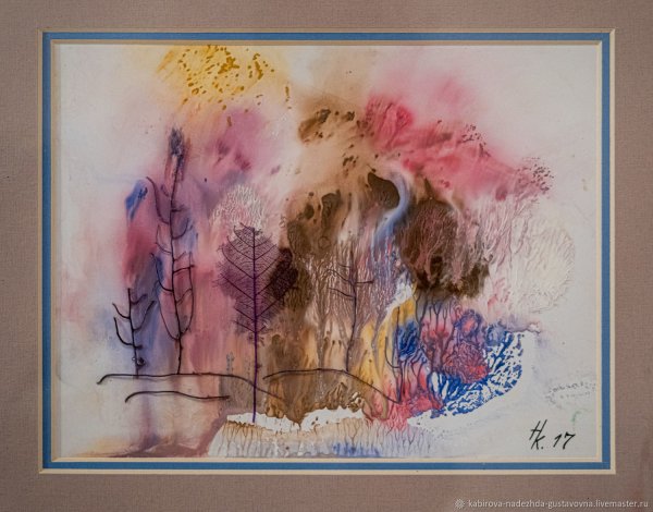 Техника монотипия для детей