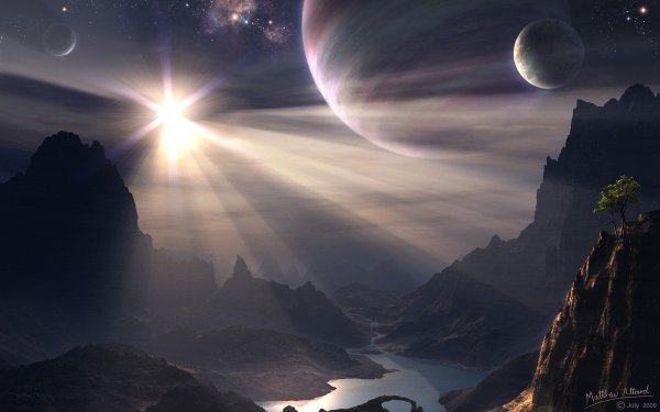 Kepler 452b ландшафт