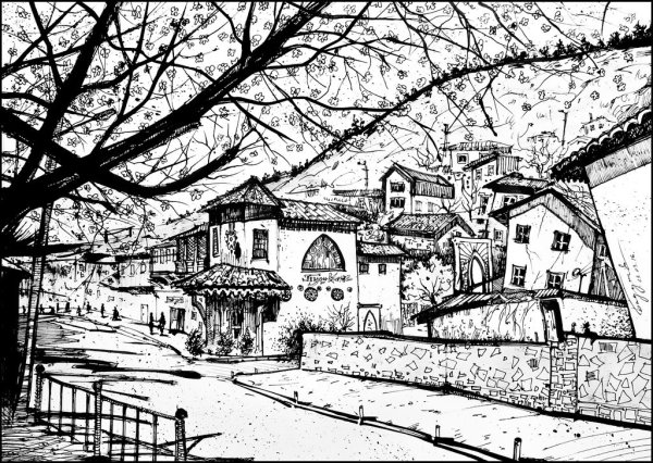 Зарисовки старого города