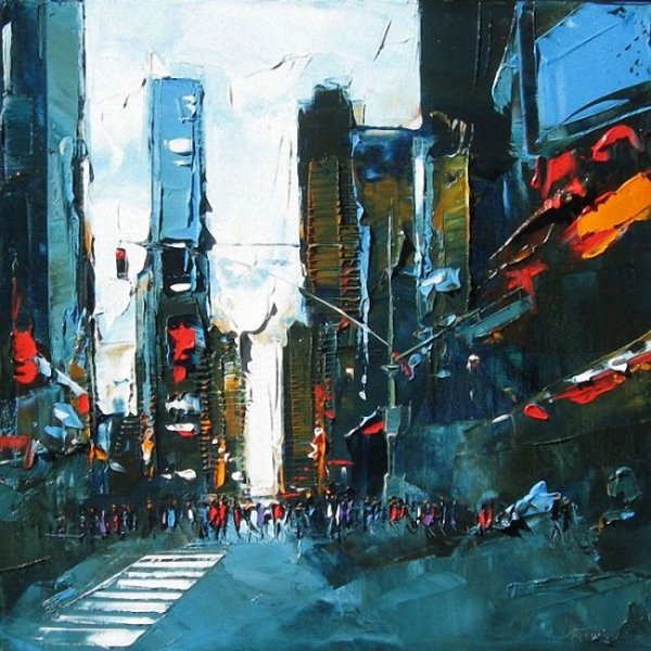 Городской пейзаж Шалаев Алексей живопись московские улочки