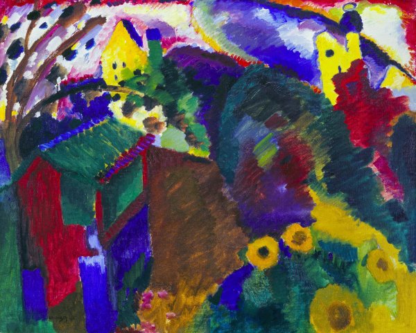 Василий Кандинский сад в Мурнау