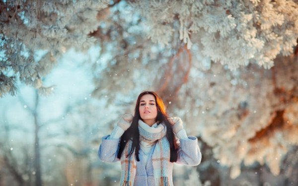 Зимняя фотосессия на природе