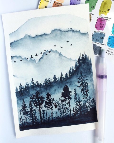 Картины маркерами