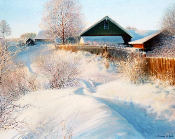 Деревня художник палачев