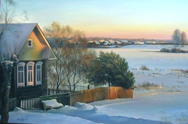 Вячеслав палачев зимний пейзаж