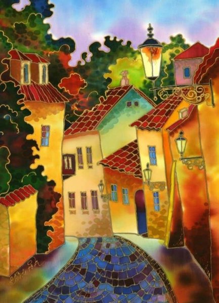 Холодный батик архитектура